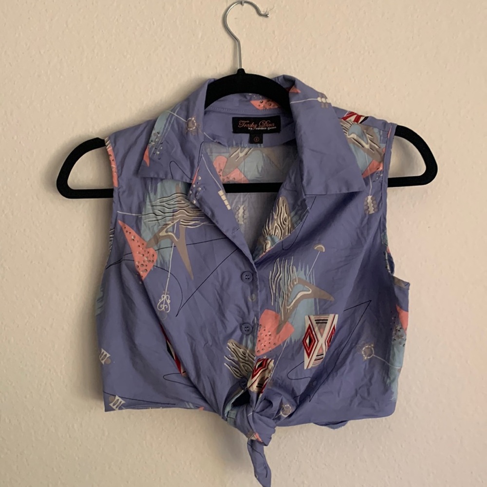 Trashy diva tie crop